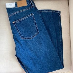 H&M “Vintage Slim” High Waist Straight Leg Jeans